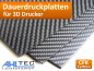 Preview: 3D Drucker Dauerdruckplatte für Ender 3 Creality 235 x 235mm - ABS PLA PETG HIPS Filament