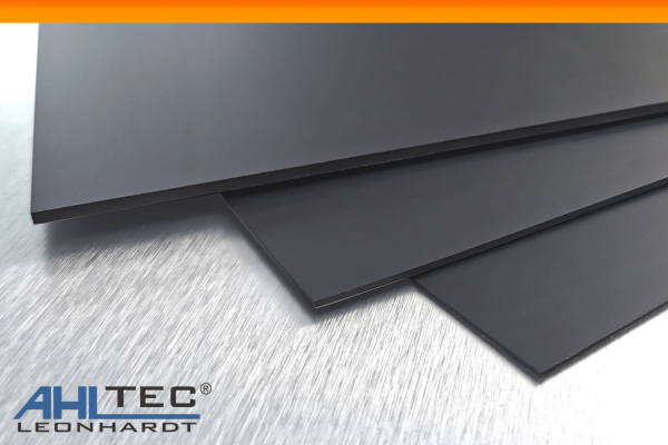 GFK black "super matt" 600 x 500 mm x 1,0 mm