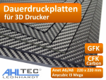 3D Drucker Dauerdruckplatte für Anet 220 x 220mm Anycubic - ABS PLA PETG HIPS Filament