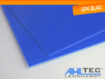 GFK blau 300 x 150 mm x 1,5 mm