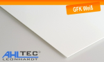 GFK weiß 600 x 500 mm x 1,5 mm